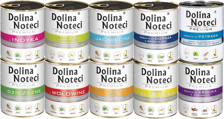 Dolina Noteci Premium Mix smaków 10x800g