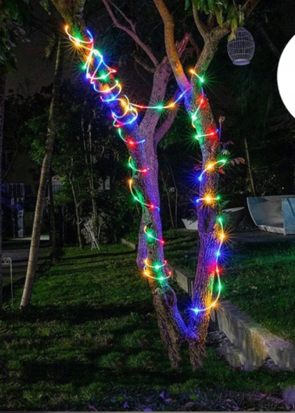 WĄŻ Świetlny 30m LED LAMPKI CHOINKOWE MULTIKOLOR KOLOROWY