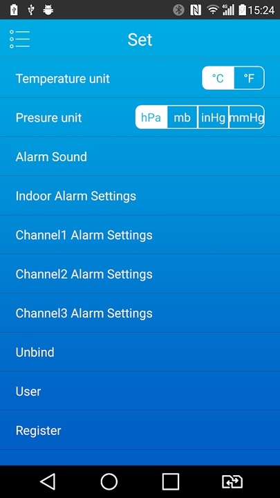 STACJA POGODY POGODOWA BEZPRZEWODOWA Z Wi-Fi ZEGAR APLIKACJA SMARTFON
