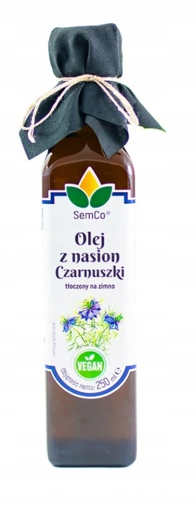 SemCo, Olej z nasion Czarnuszki, tłoczony na zimno, 250ml