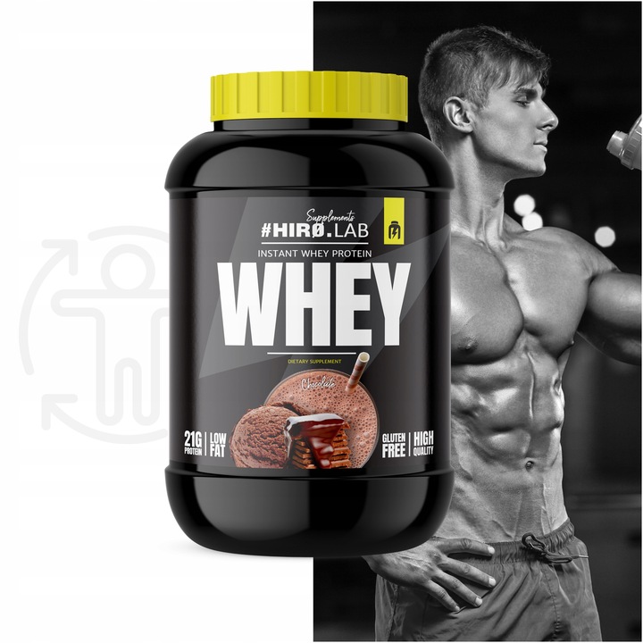 Białko koncentrat serwatkowe WPC 2000 g Instant Whey Protein CZEKOLADA hiro