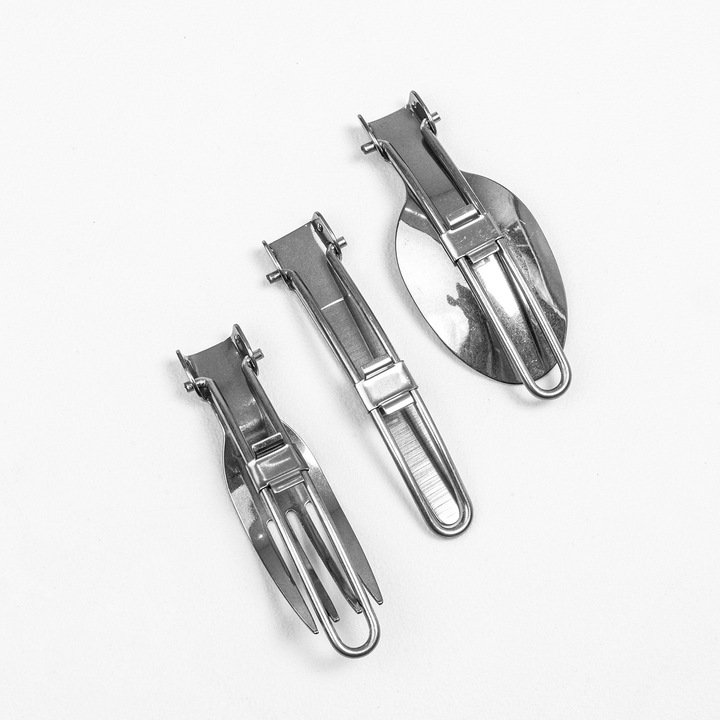 SZTUĆCE TURYSTYCZNE KEMPINGOWE NIEZBĘDNIK POD NAMIOT BIWAK SKŁADANE