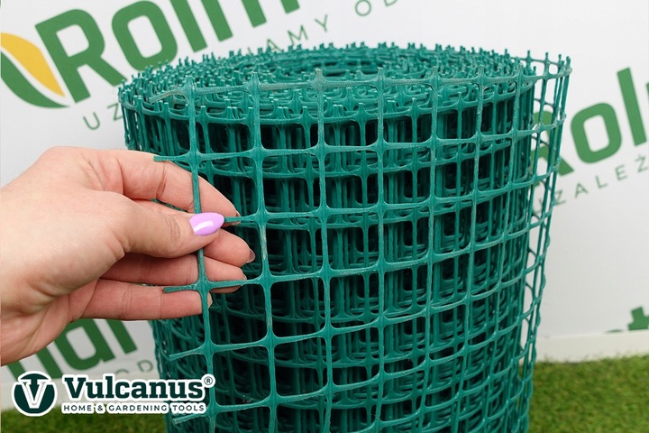 Siatka Plastikowa Budowlana 60cm 25m Rabatowa Gruba Ogrodowa Mocna 0,6m