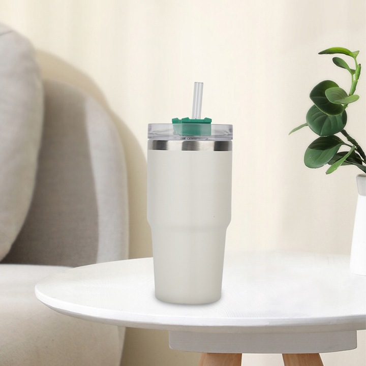 KUBEK TERMICZNY DO KAWY NA WYNOS, KUBEK PODRÓŻNY BUTELKA NA WODĘ 591 ML