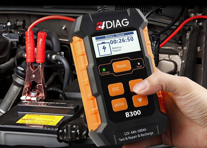 TESTER DO AKUMULATORÓW PROSTOWNIK B300 3w1 12V 5A