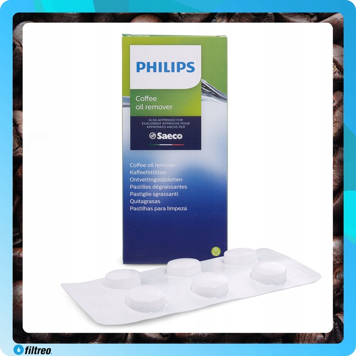 ORYGINALNY ZESTAW DO KONSERWACJI EKSPRESU PHILIPS SAECO filtr odkamieniacz