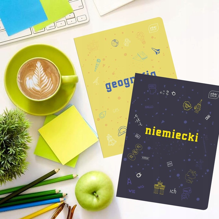 ZESTAW 10 ZESZYTÓW TEMATYCZNYCH PRZEDMIOTOWYCH ZE ŚCIĄGĄ 60k A5 INTERDRUK