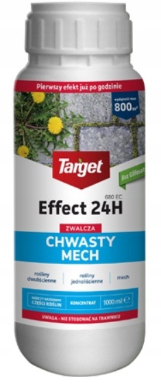 Effect 24H środek naturalny na mech i chwasty 1l
