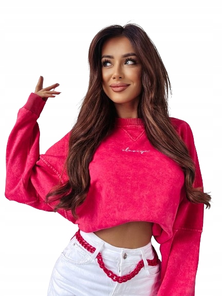 Bluza damska OLAVOGA LIBRA 2024 róż - UNI