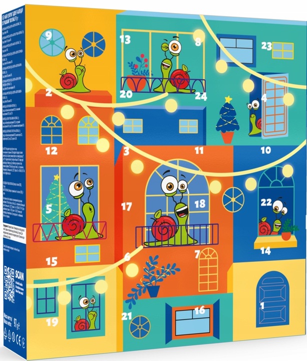 Mikołaj + Kalendarz Adwentowy Bob Snail 97g