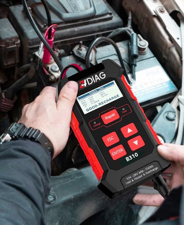 TESTER DO AKUMULATORÓW PROSTOWNIK B310 12V 24V 10A