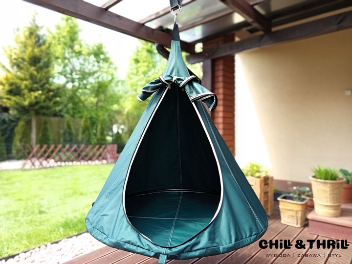 KOKON WISZĄCY NAMIOT HAMAK HUŚTAWKA GNIAZDO DO OGRODU POKOJU 100x110 INNY