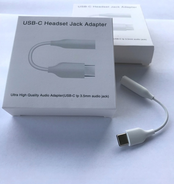 Przejściówka USB-C na AUX Adapter do Samsunga Jack 3,5 mm na USB typu C