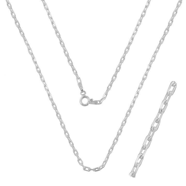 Łańcuszek srebrny pr. 925 Splot Ankier do Zawieszek | 70 cm x 2,0 mm