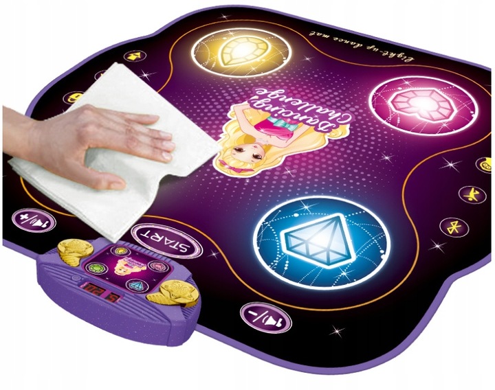 MATA MUZYCZNA GRA ZABAWA INTERAKTYWNA DO TAŃCA DLA DZIECI BLUETOOTH