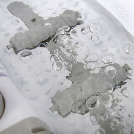 Masażer do stóp wodny hydromasażer do nóg podczerwień 4 rolki 3 nasadki