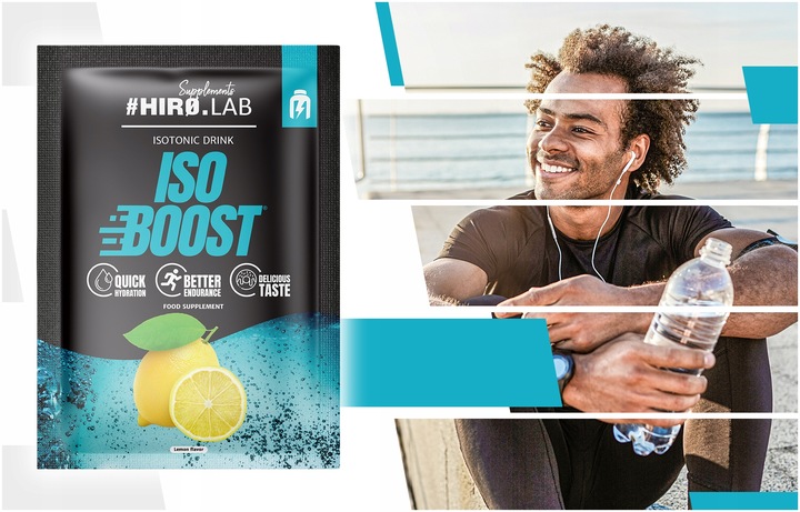 IZOTONIK ISO KONCENTRAT NAWODNIENIE ELEKTROLITY cytryna 25x 25 g box zestaw