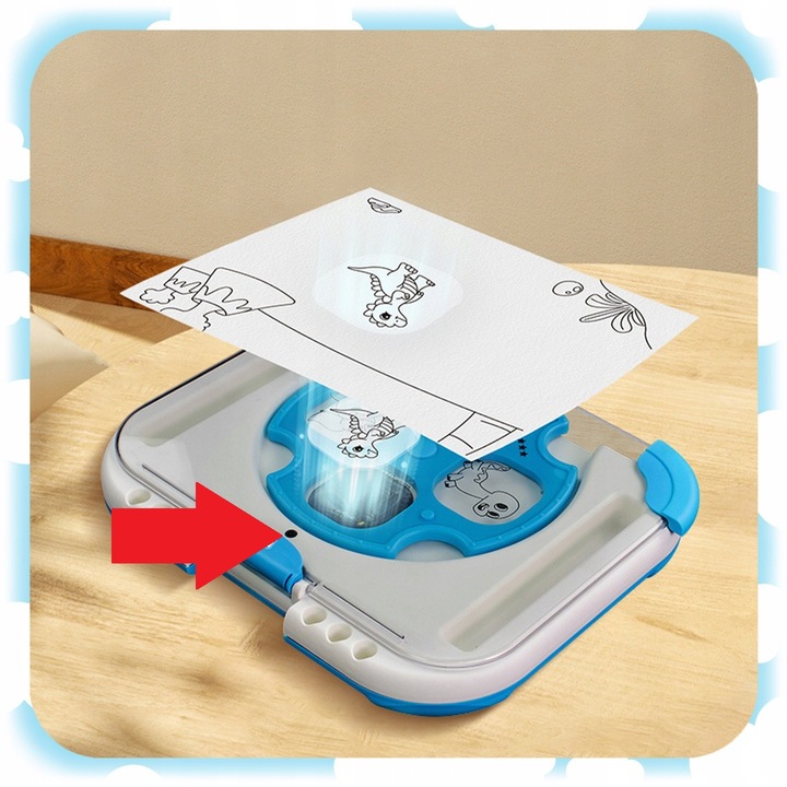 TABLICA Projektor Do Rysowania Podświetlana PULPIT LED Tablet SZABLONY