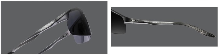 King Seven okulary przeciwsłoneczne pilotki aviator - mężczyzna bez oprawek