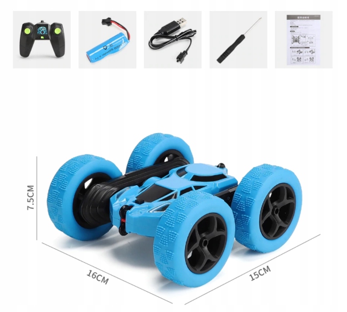 Samochód RC Zdalnie Sterowany 360 stopni 15km/h - Czerwony