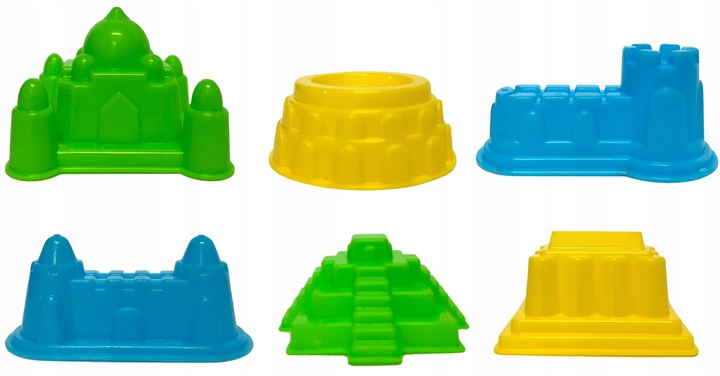 ZESTAW PIASEK KINETYCZNY 2kg + BASEN PIASKOWNICA FOREMKI WALIZKA 18 elem