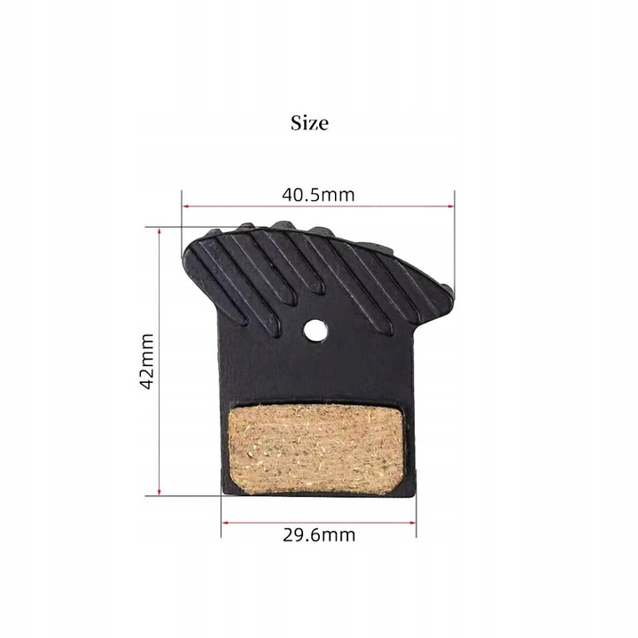 ŻYWICZNE Klocki hamulcowe NUTT z radiatorem