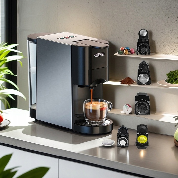 Ekspres Kapsułkowy do Kawy Ciśnienie 19 bar Moc 1450 W 5w1