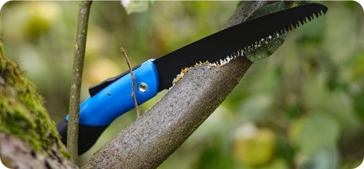 PIŁA RĘCZNA DO GAŁĘZI DRZEWA OGRODU OSTRA DŁUGA