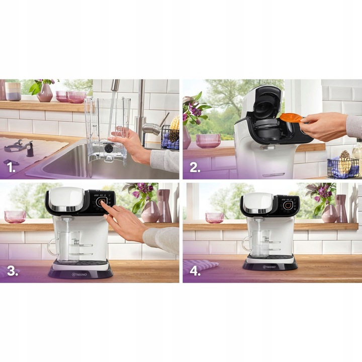 Ekspres kapsułkowy Bosch Tassimo My Way 2 TAS6504 Biały