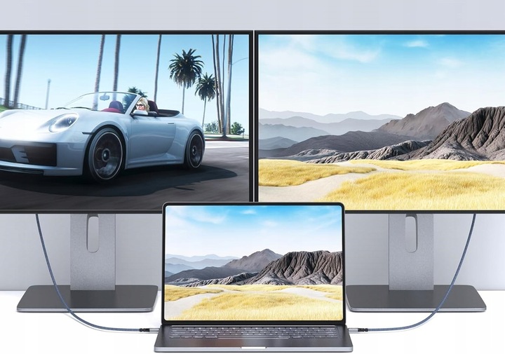 Kabel USB C do Displayport DP 1.4 8K 4K 240 Hz Mac