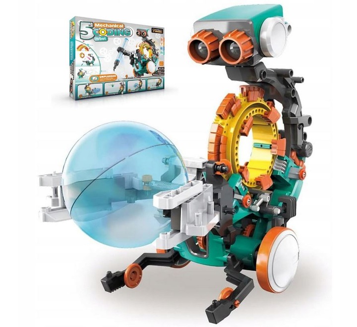 Robot Kodujący 5w1 kreatywna zabawka edukacyjna PREZENT DLA CHŁOPCA