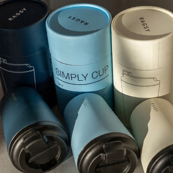 Kubek Termiczny ze stali nierdzewnej BPA FREE Simply Cup 340 ml - Ink Blue