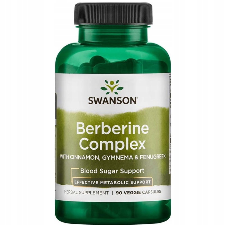 Suplement diety Swanson Berberine Complex + Witamina B kompleks 100kaps