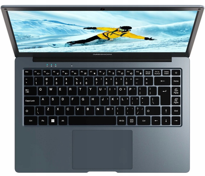 Laptop MEDION E14223 14" FHD Celeron N4120 4/128GB SSD W11H Szary WiFi BT