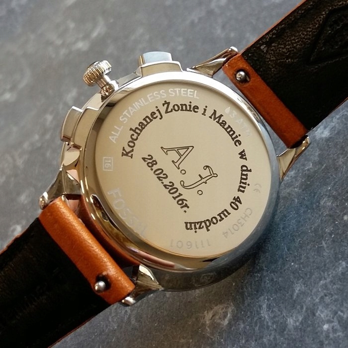 Grawerowanie na zegarku | Prezent dla Każdego