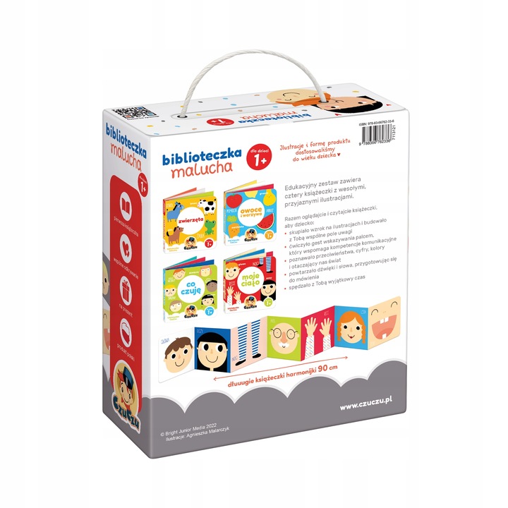 CzuCzu BIBLIOTECZKA malucha zestaw 4 książeczki 1+