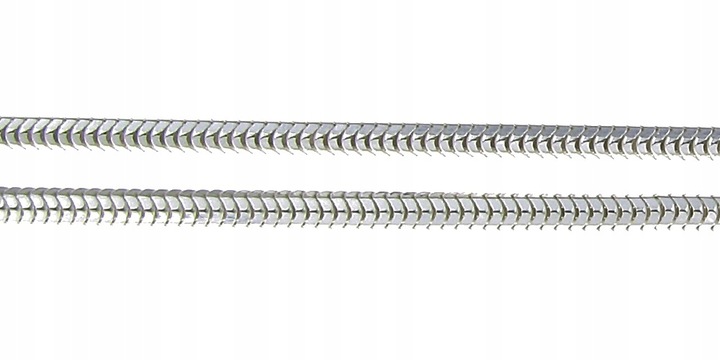 Łańcuszek srebrny żmijka 70 cm