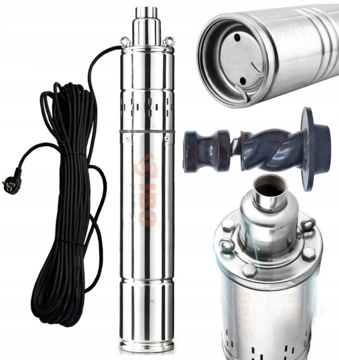 IBO POMPA 3,5" GŁĘBINOWA Z WIRNIKIEM SCR 1,8 9BAR DO STUDNI WODA BRUDNA