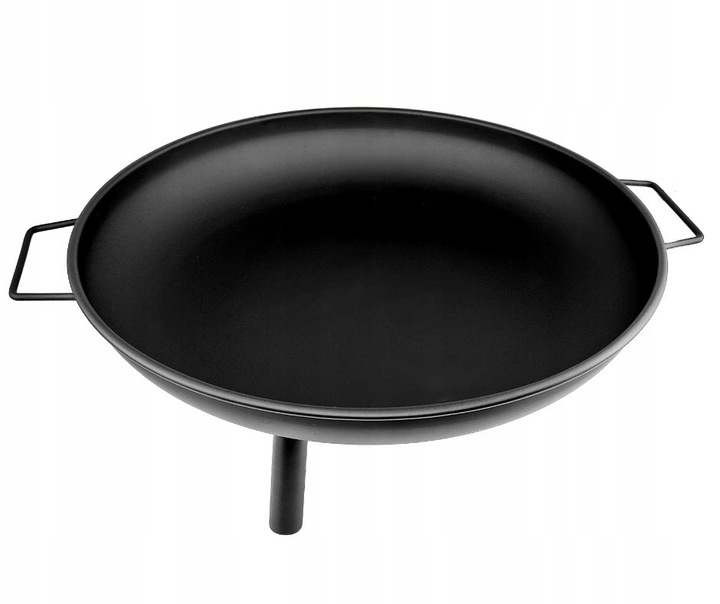 DUŻE PALENISKO OGRODOWE GRILL OGNISKO MISA 60 cm STALOWE CZARNE