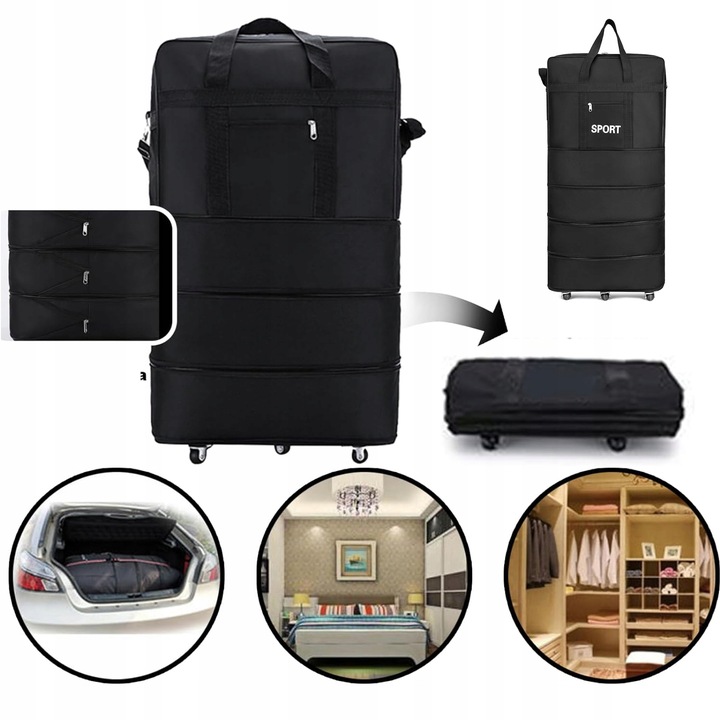 DUŻA WALIZKA 31 CALI ROZSZERŻALNA WODOODPORNA DUŻA POJEMNOŚĆ BAGAŻ