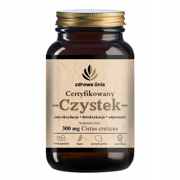 Czystek 300 Mg Kreteński Vegan 100 Szt