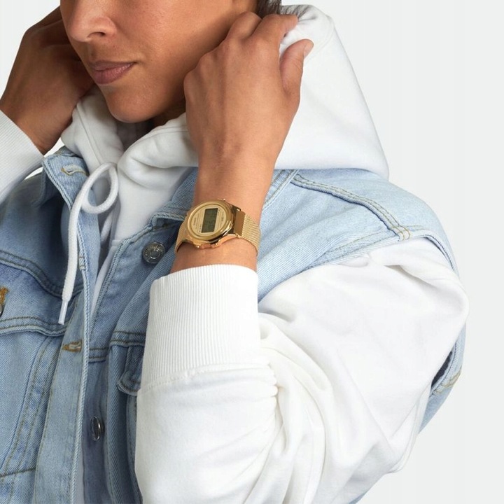 ZŁOTY ZEGAREK CYFROWY CASIO A171WEMG-9AEF MŁODZIEŻOWY VINTAGE STYL +BOX