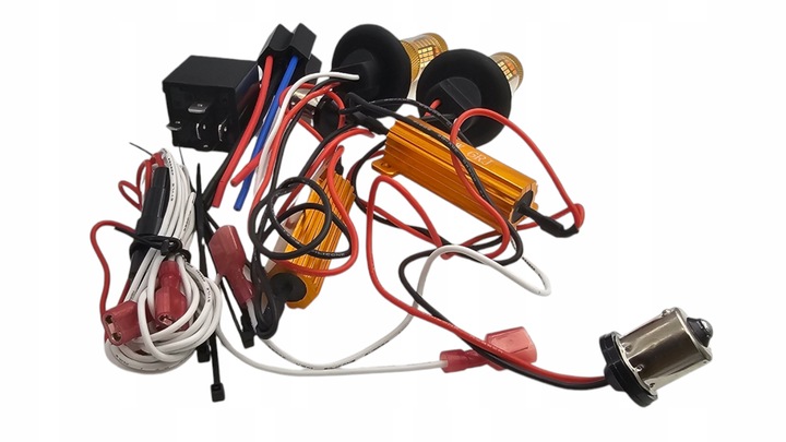 KIERUNKOWSKAZY LED PY21W BAU15S 1156 DRL ŚWIATŁA DZIENNE 2w1 ULTRA MOCNE