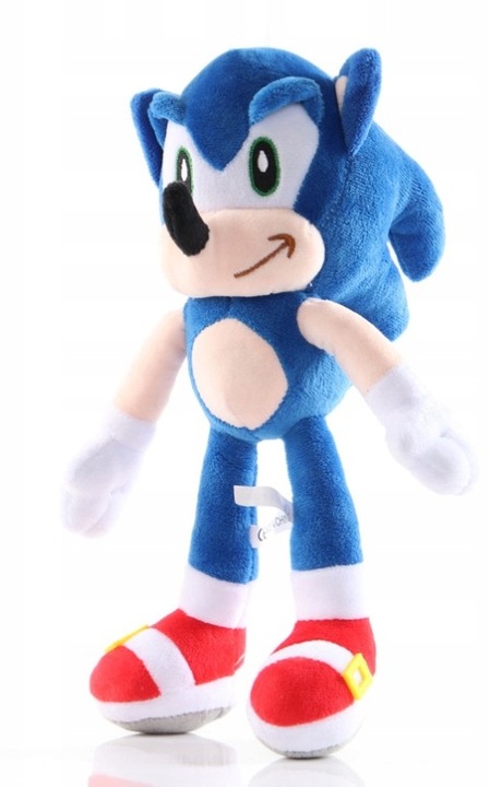 MASKOTKA SONIC 30CM PLUSZAK DLA DZIECI PRZYTULANKA ZABAWSKA PREZENT