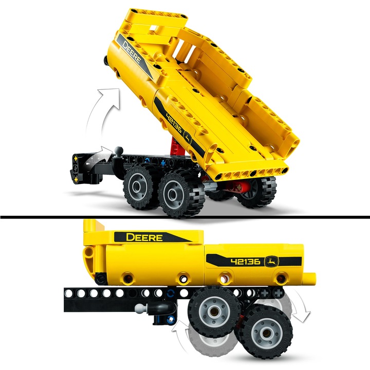 LEGO TECHNIC 42136 TRAKTOR JOHN DEERE 9620R 4WD ZESTAW KLOCKÓW 390 EL 8+