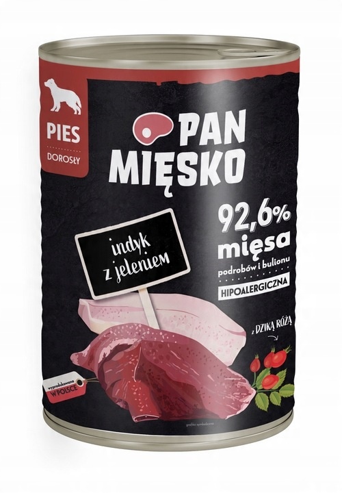 Pan Mięsko I Wafi zestaw 12 x 400g mokra Karma dla psa Mix Smaków