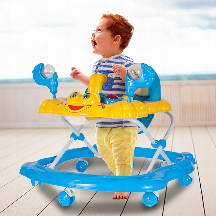 JEŹDZIK CHODZIK DLA DZIECI REGULACJA WYSOKOŚCI Z BLOKADĄ DO NAUKI CHODZENIA