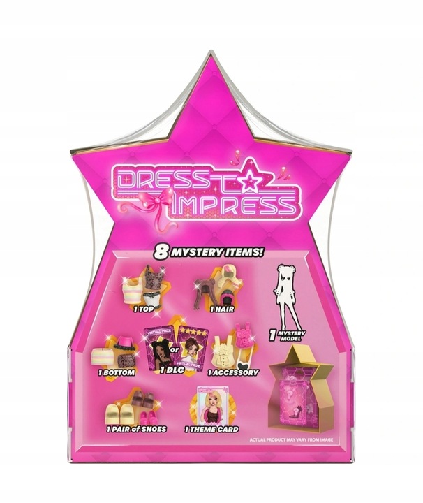 DRESS TO IMPRESS MYSTERY MODEL LALKA I AKCESORIA + KOD DLC