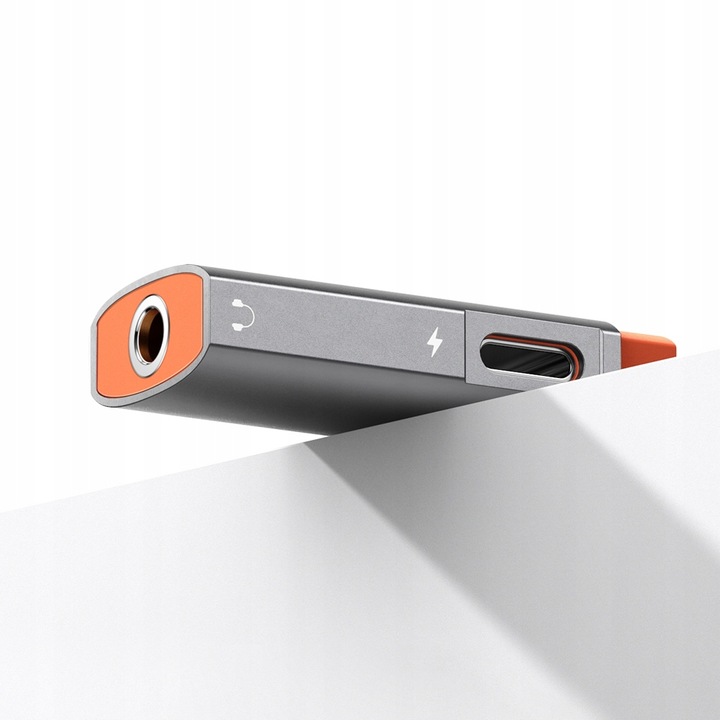 MCDODO PRZEJŚCIÓWKA ADAPTER LIGHTNING MINI JACK 3,5MM KABEL DO IPHONE 13 14