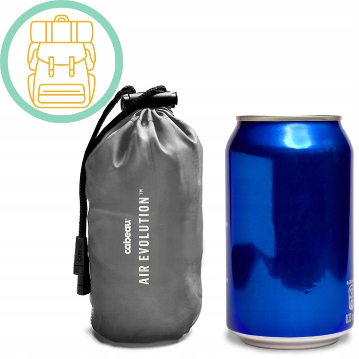 CABEAU AIR EVOLUTION PODUSZKA PODRÓŻNA ZAGŁÓWEK ROGAL NA SZYJĘ DMUCHANA